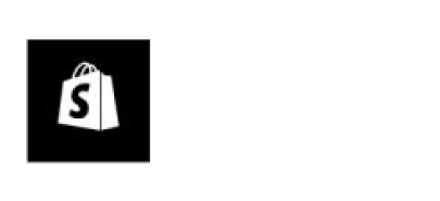 Black square with a white shopping bag and an S inside, representing the Shopify Platinum Partner logo.