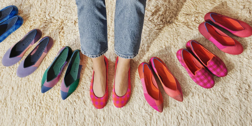 Rothy's flats in assorted colors