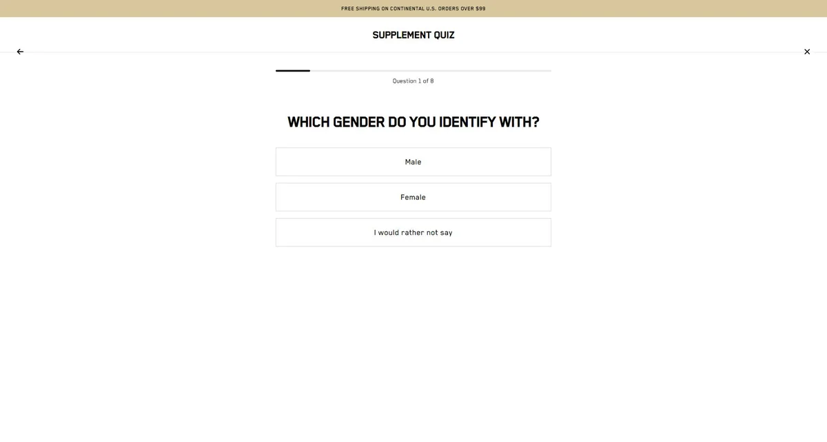 Supplement quiz